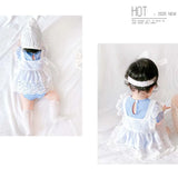 Summer Lace Suspender Skirt Set for Baby