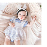 Summer Lace Suspender Skirt Set for Baby