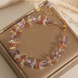 Summer Crystal Beaded Bracelet Woman Charm Bracelet