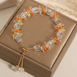 Summer Crystal Beaded Bracelet Woman Charm Bracelet