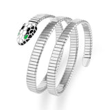 Stainless Steel Snake Head Bracelet for Women