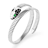 Stainless Steel Snake Head Bracelet for Women