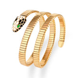 Stainless Steel Snake Head Bracelet for Women