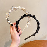 French Retro Fragrance Bow Headband for Girls