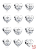 Silver 925 DIY Bead Fit Charms Bracelet