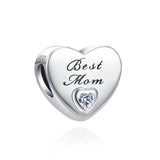 Silver 925 DIY Bead Fit Charms Bracelet