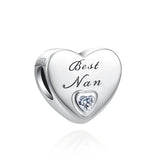 Silver 925 DIY Bead Fit Charms Bracelet