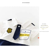 Summer Baby Boy's Navy Short Climbing Bag Fart Clothes