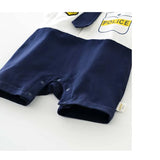 Summer Baby Boy's Navy Short Climbing Bag Fart Clothes