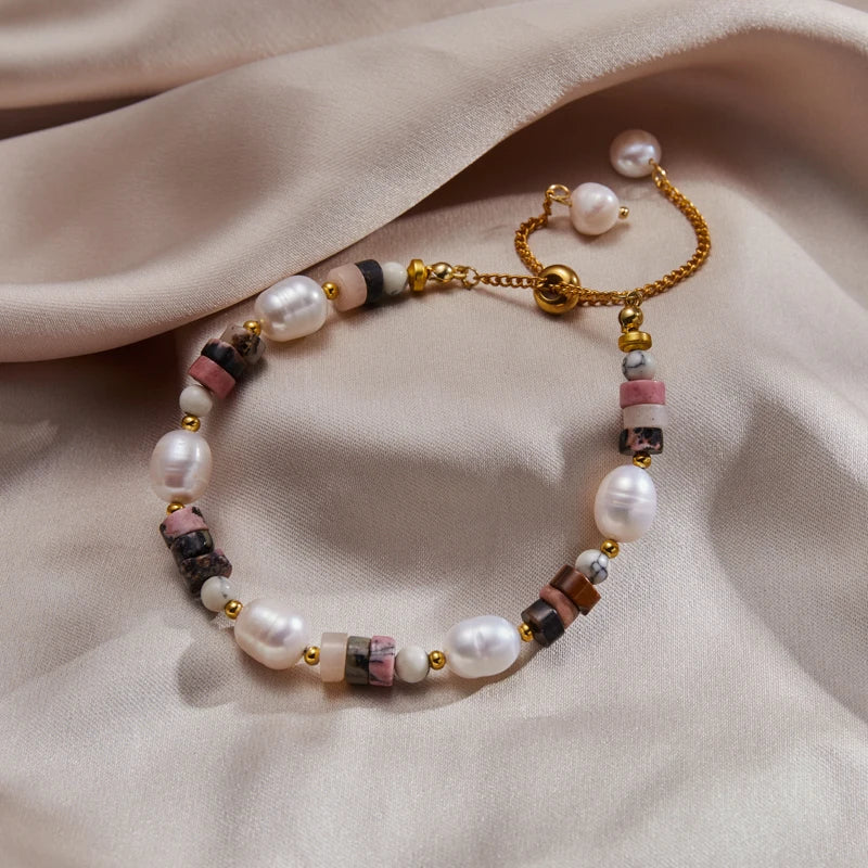 Summer Natural Pearl Jewelry Bracelet for Women