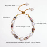 Summer Natural Pearl Jewelry Bracelet for Women