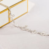 Summer Silver Jewelry Women's 925 Sterling Silver Anklet Mickey Ankle Bracelet