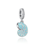 Ocean Series Silver 925 Charm Bead for Bracelets DIY