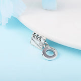 Summer Ocean Movie Clapperboard Dangle 100% Sterling Silver Jewelry