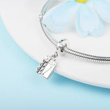 Summer Ocean Movie Clapperboard Dangle 100% Sterling Silver Jewelry