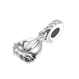 Summer Ocean Sail Boat Dangle Charm Sterling Silver Jewelry