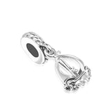 Summer Ocean Sail Boat Dangle Charm Sterling Silver Jewelry