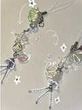 Ocean Style Phone Charm Strap Seashell Jelly Fish Key Strap Lanyard