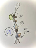 Ocean Style Phone Charm Strap Seashell Jelly Fish Key Strap Lanyard
