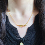 925 Sterling Silver Cross Wound Necklace for Women