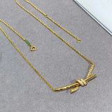 925 Sterling Silver Cross Wound Necklace for Women