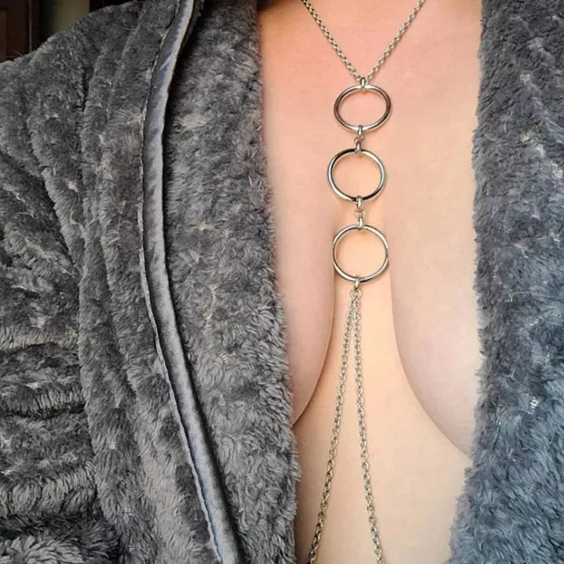Summer Sexy Body Bikini Chest Chain Hollow Waist Chain Body Chain