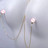 Summer Sexy Body Bikini Chest Chain Hollow Waist Chain Body Chain
