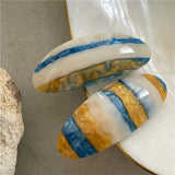 Summer Stripe Geometric Hairpin Hair Accessories For Woman