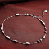 925 Sterling Silver Anklet Girl & Woman Charm Jewelry Gift