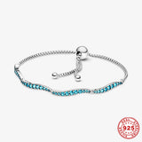 Summer Style S925 Sterling Silver Zircon Bracelet