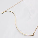 Summer Wave Necklace s925 Silver Choker Jewelry Filled Pendants Collier Femme