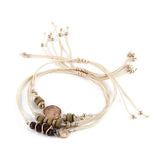 Summer Weave Bracelet Women Bangles Wooden Beads Jewelry Charms Stranger Things