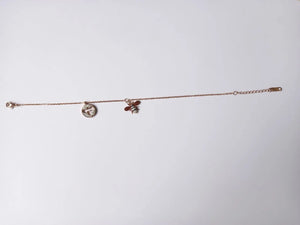 Summer Butterfly CZ Geometric Anklet Women Ankle Bracelet