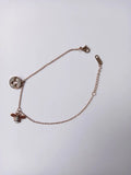 Summer Butterfly CZ Geometric Anklet Women Ankle Bracelet