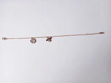 Summer Butterfly CZ Geometric Anklet Women Ankle Bracelet