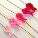 Summer Women Tropical Solid Rope Fish Lucky Whale Tail Braided Bracelet