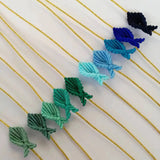 Summer Women Tropical Solid Rope Fish Lucky Whale Tail Braided Bracelet