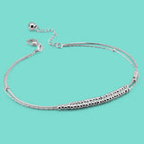 925 Sterling Silver Anklet Minimalist Round Bead Chain Ankle Bracelet