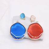 Summer Bright Translucent Oval Earring Material DIY
