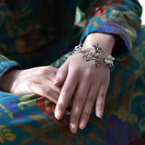 Summer magnolia bracelet & silver jewelry