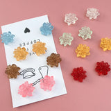 Mini Glass Resin Flowers for DIY Earrings - Summer Jewelry Accessories