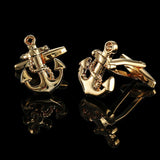 Summer 18K Brass Plated Cufflinks for Men