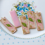Summer Pink Flower Earrings DIY Accessories