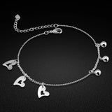 925 Sterling Silver Anklet Women's Feet Jewelry Silver Not Faded Anklet