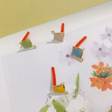 Summer Sweet Diamond Solid Oil Drop Earrings DIY Material 6pcs