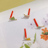Summer Sweet Diamond Solid Oil Drop Earrings DIY Material 6pcs