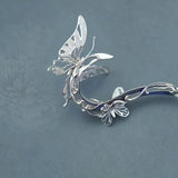Phoenix Hairpin Crown Silver Tassel Hairpin