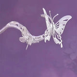 Phoenix Hairpin Crown Silver Tassel Hairpin