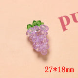 20pcs Cartoon Strawberry Shape Beads DIY Earring/Garment Accessory