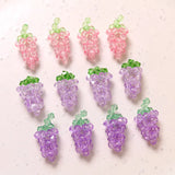 20pcs Cartoon Strawberry Shape Beads DIY Earring/Garment Accessory